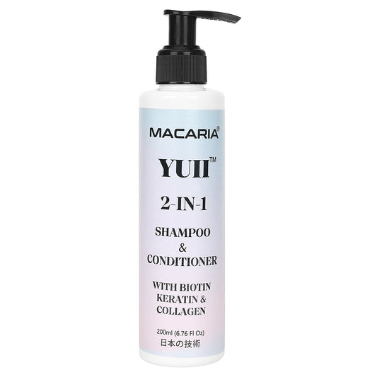 Yuii Biotin, Keratin & Collagen Shampoo & Conditioner, 200ml