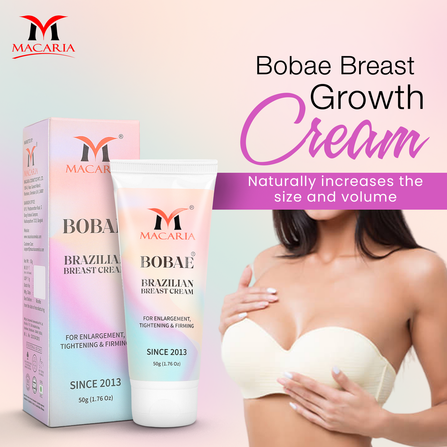 Bobae Brazilian Breast Cream, 50g