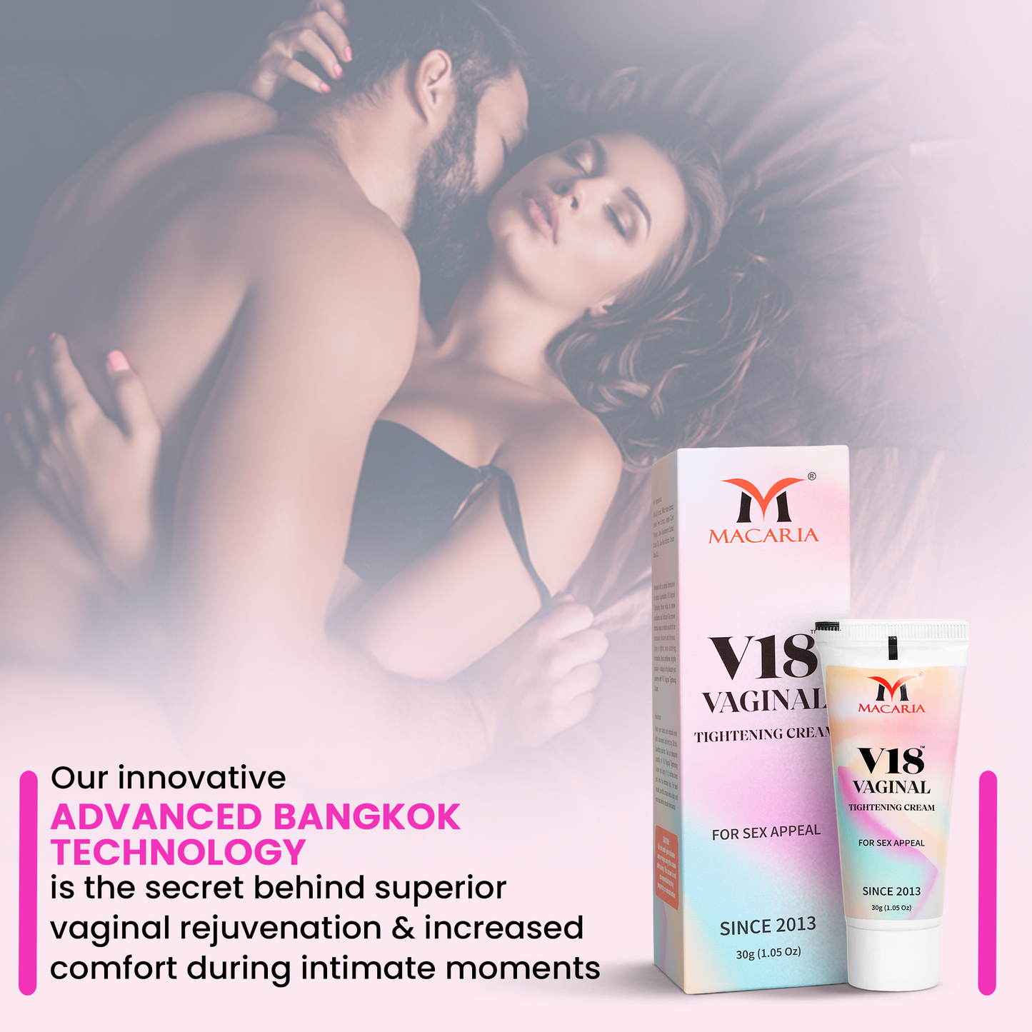 V18 Vaginal Tightening Cream, 30g